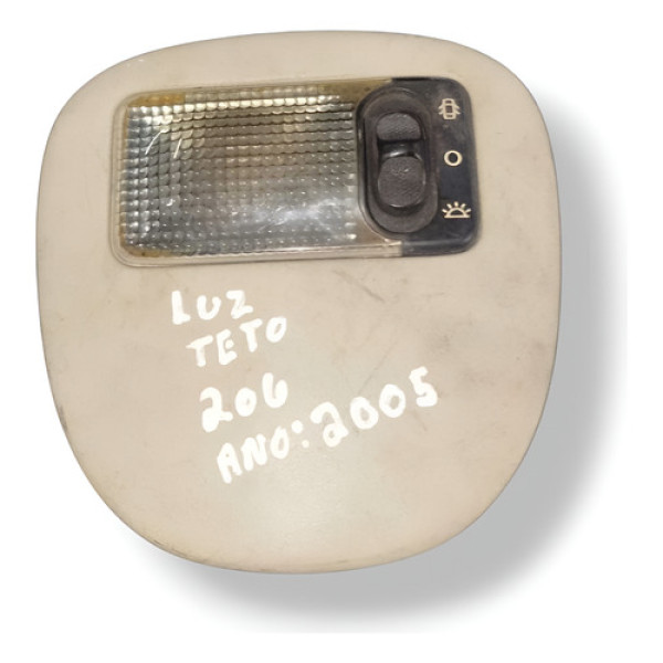 Luz Teto Cortesia Peugeot 206 2005 2006 2007  9625049077