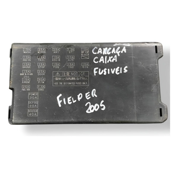 Carcaça Caixa Fusiveis Toyota Fielder 2005 2006 2007 2008
