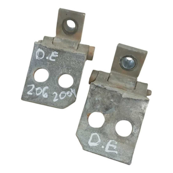 Par Dobradiça Porta Dianteira Esquerda Peugeot 206 1.4 2004