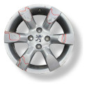 Roda Aro 16 Com Detalhe Peugeot 307 2008 2009 2010 2011 2012 Prateado