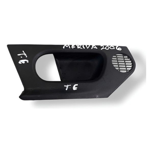 Moldura Maçaneta Interna Tras Esquerda Meriva 2006 93397265 Cinza Traseira