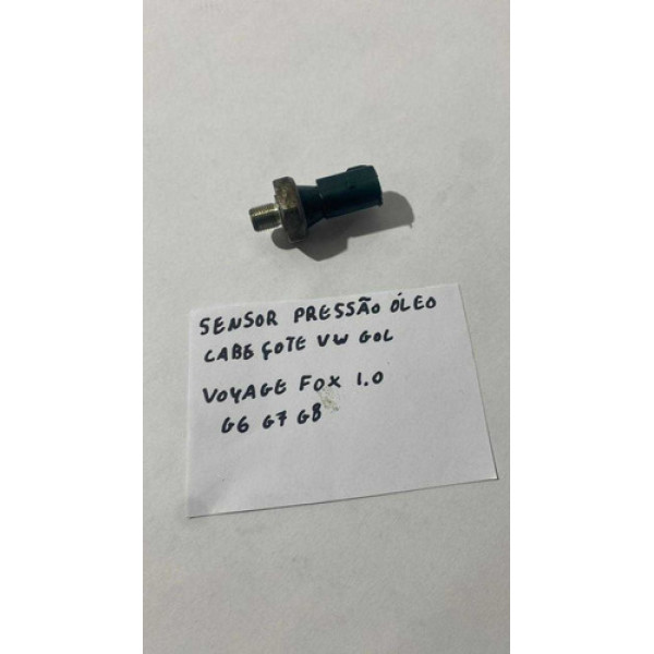 Sensor Pressão Oleo Cabeçote Vw Voyage Fox Gol G6 G7 G8 1.0