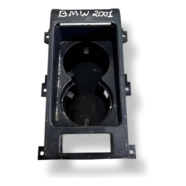 Porta Copo Bmw X5 X5 2001 2002 2003 2004 2005 51168402941 Preto