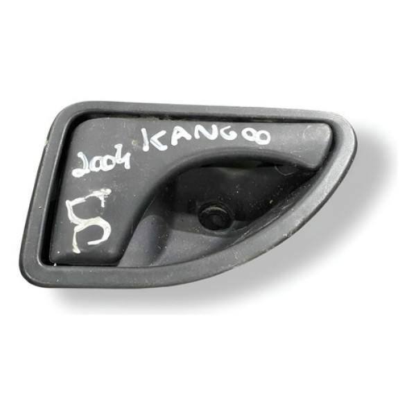 Maçaneta Interna Dianteira Direita Kangoo 2004 8200247803 - Prateado - Dianteira