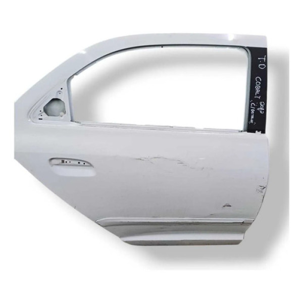 Porta Traseira Direita Gm Cobalt 2012 A 2020 Com Detalhe Traseira Direita Branco