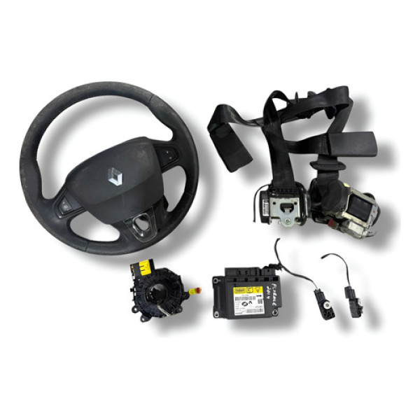 Kit Air Bag Renault Fluence Gt Line 2014 2015 2016 Preto