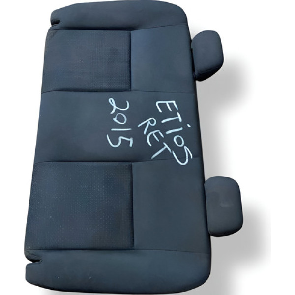 Encosto Banco Traseiro Toyota Etios Hatch 2015 2016 2017 - Preto