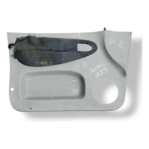 Forro Porta Dianteira Esquerda Renault Scenic 1.6 2005 2006 Cinza Claro