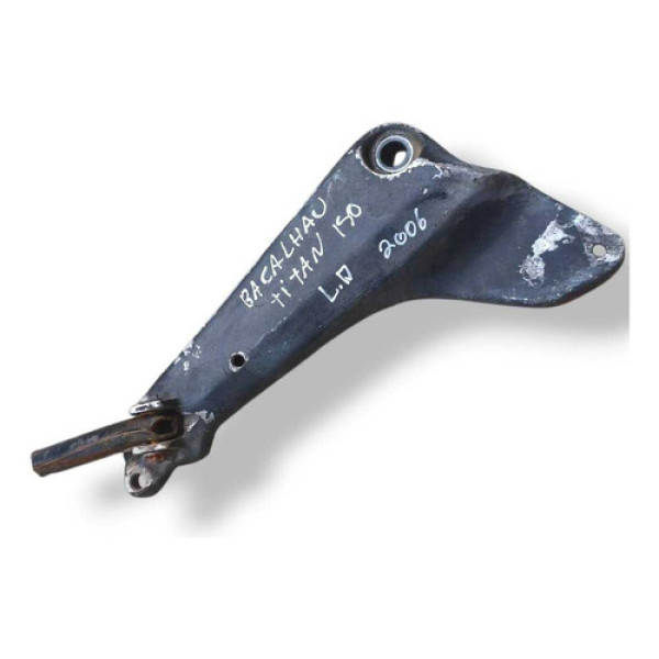 Bacalhau Suporte Pedaleira Direito Cg 150 Titan 2006 Detalhe Preto