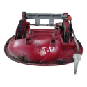 Maçaneta Externa Traseira Direita Gm Corsa 1.0 2003 24424876 Vermelho Traseira