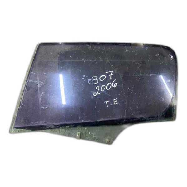 Vidro Porta Traseira Esquerda  Peugeot  307 2.0 2007 2008 
