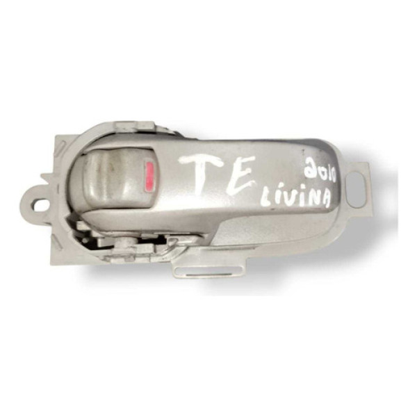 Maçaneta Interna Traseira Esquerda Nissan Livina 2010 Preto Traseira