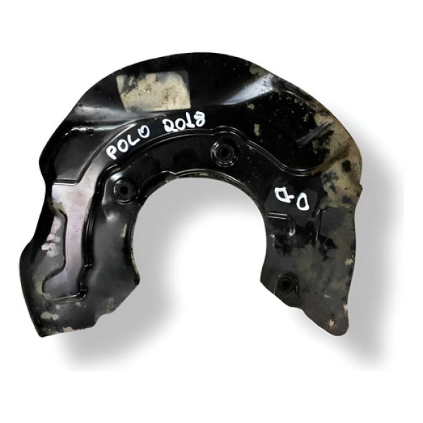 Defletor Espelho Freio Disco Dianteiro Volkswagen Polo 2018 - Cinza