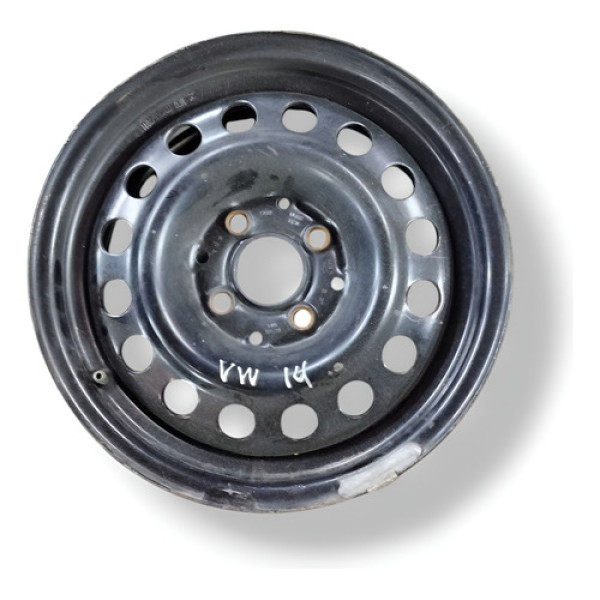 Roda Avulsa Aro 14 Volkswagen Preto