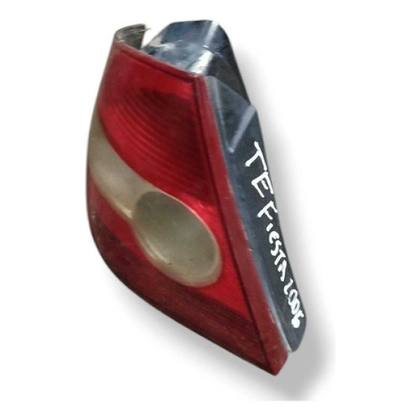 Lanterna Lado  Esquerda Ford Fiesta Sedan 2005 2006 2007 08 Esquerdo/motorista Vermelho