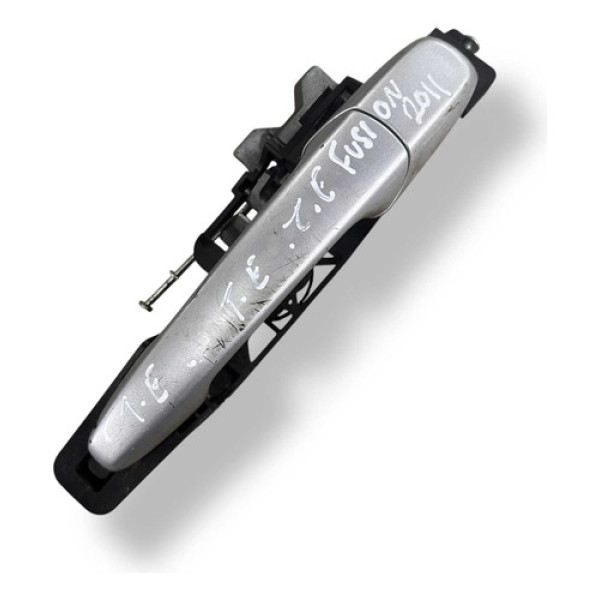 Maçaneta Externa Porta Traseira Esquerda Ford Fusion 2011    - Prateado - Traseira