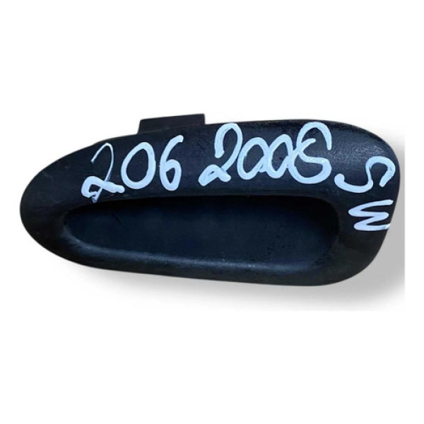 Puxador Maçaneta Dianteira Esquerda 206 Sw 2008 - 9629326077 Prateado Dianteira