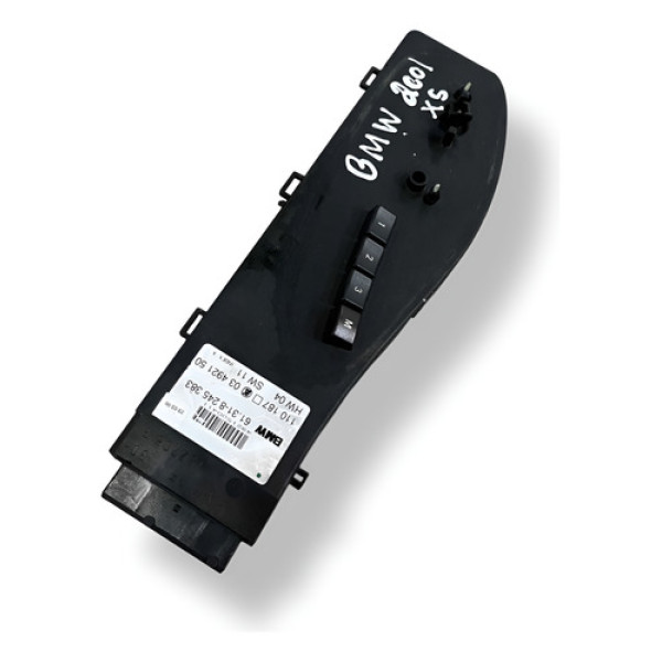 Comando Ajuste Banco Diant Esq X5 2001 61318245383 Detalhe