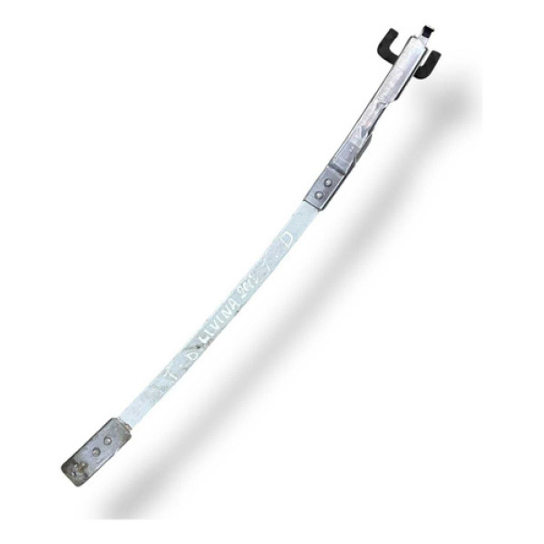 Canaleta Vidro Traseiro Esquerdo Nissan Livina 2009  - Prateado