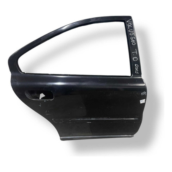 Porta Traseira Direita - Volvo S60 2001 2002 2003 2004 - Traseira - Direita - Preta