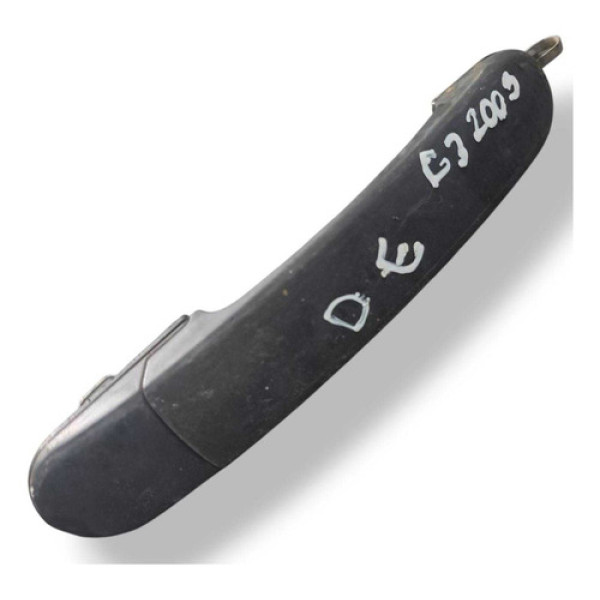 Maçaneta Externa Dianteira Esquerda Volkswagen Gol 2003 2005 Preto Dianteira