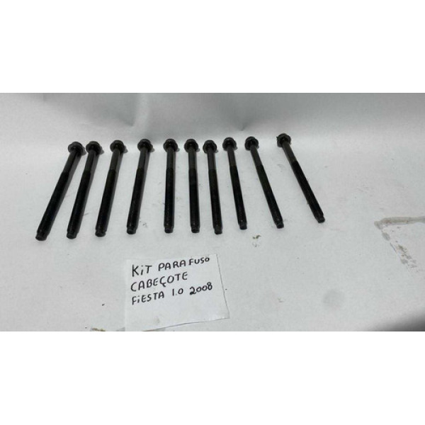 Kit Parafuso Cabeçote Ford Fiesta 1.0 2008