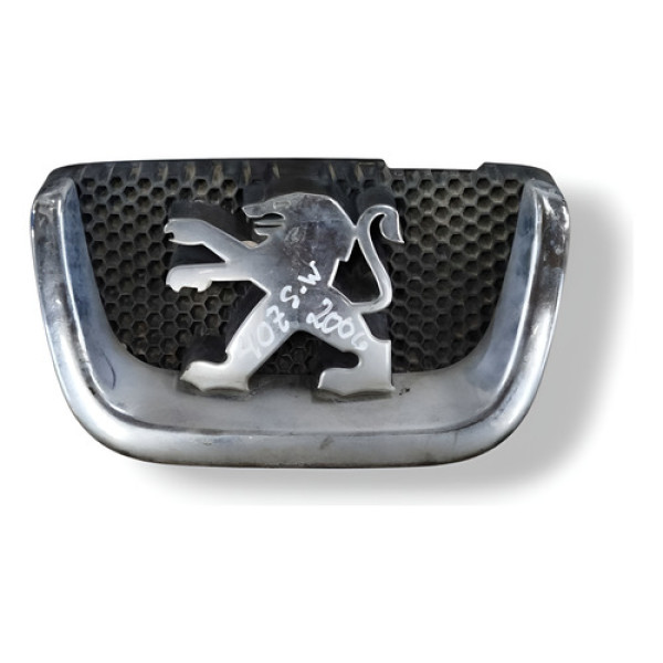 Emblema Para-choque Peugeot 407 Sw 2006 2007 9648195677 - Preto