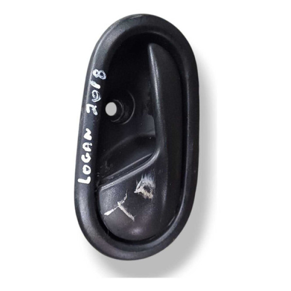 Maçaneta Interna Traseira Direita Renault Logan 2018 2019 Branco Traseira