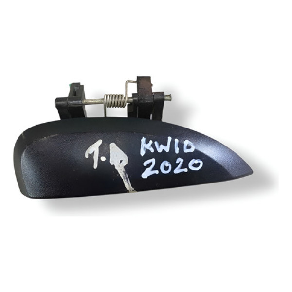 Maçaneta Externa Porta Traseira Lado Direito Kwid 1.0 2020 Preto