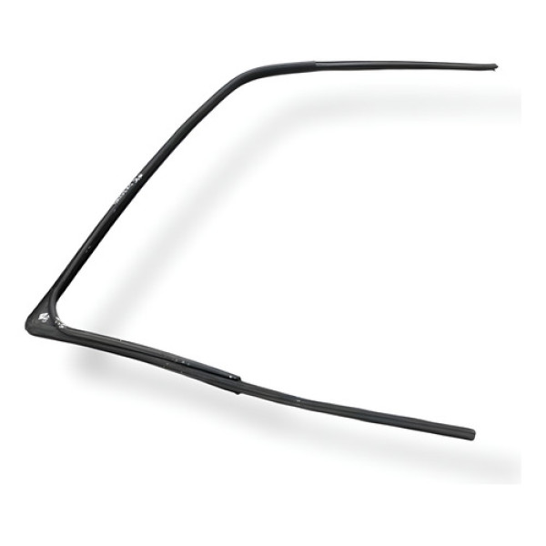 Caneleta De Vidro Dianteira Esquerda Renault Sandero 2014 - Vermelho