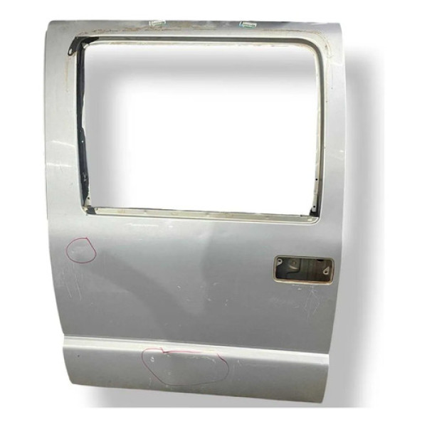 Porta Traseira Esquerda 4x4 Chevrolet S10 01 A 2011 Detalhe Traseira Esquerdo Prateado