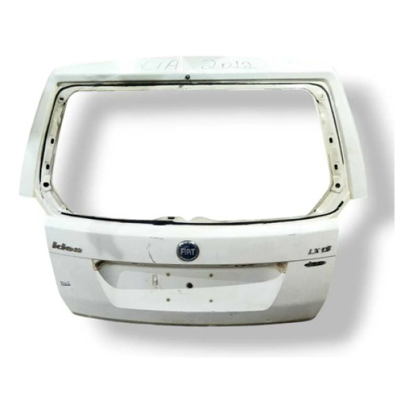 Tampa Traseira Porta Malas Fiat Idea 2012 2013 2014 Detalhe Branco