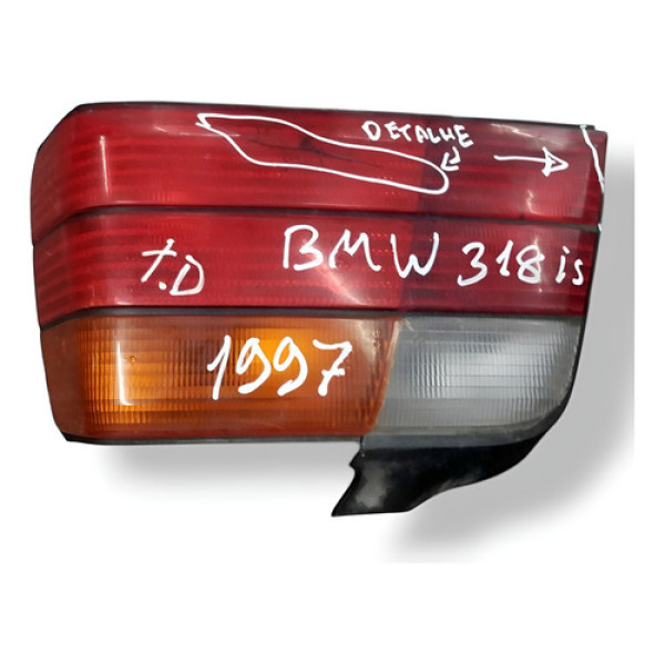 Lanterna Traseira Direita Bmw 318i S 1.9 1997 1999  Detalhe  Direito/passageiro Vermelha