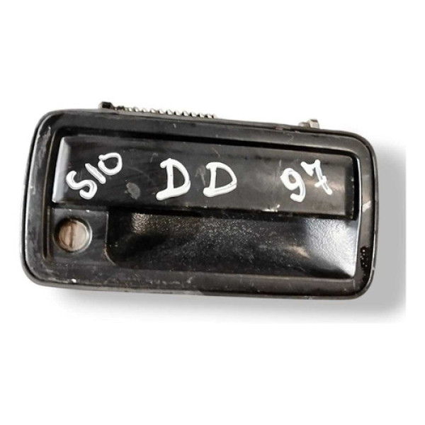 Maçaneta Externa Dianteira Direita Gm S10 1997 1998 15647662 Preto Dianteira