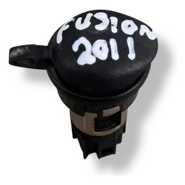 Tomada Entrada 12v Acendedor Console Ford  Fusion 2.5 2011 - Preto