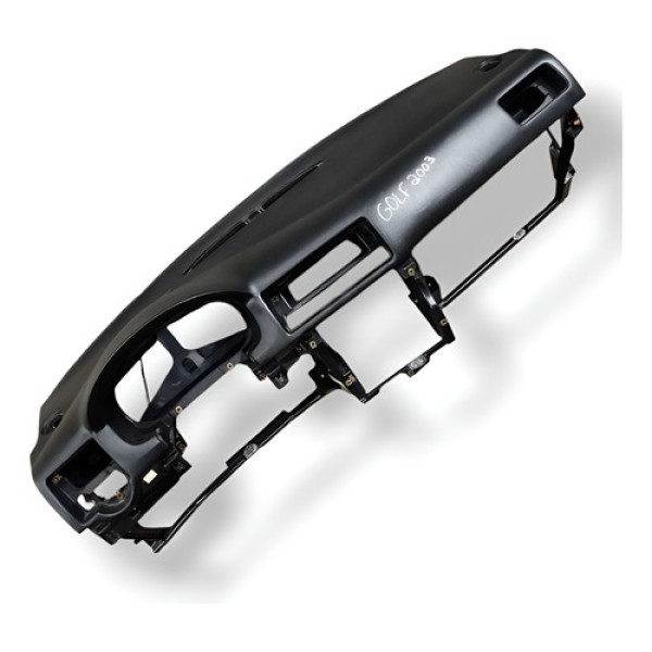 Painel Interno Tabelier Volkswagen Golf 2003 Zsb1j1857003 Preto