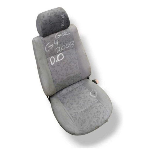 Banco Dianteiro Direito  Volkswagen Gol G4 2008 Detalhe Preto