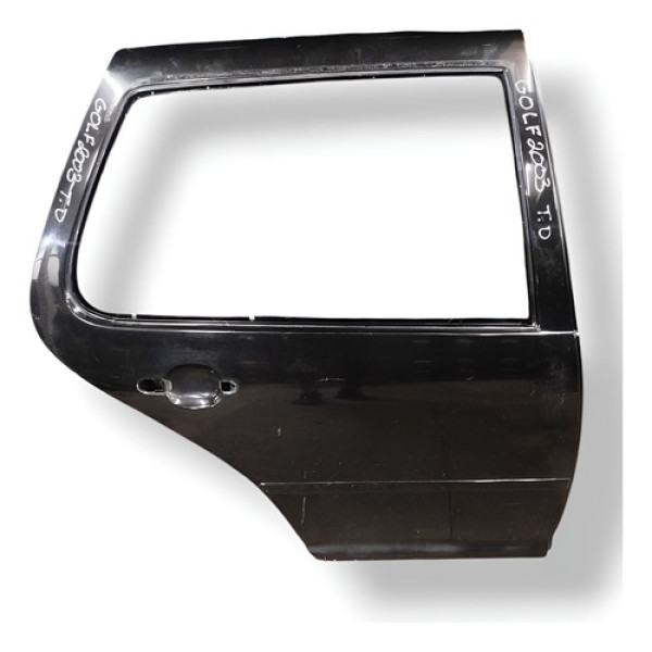 Porta Traseira Direita Volkswagen Golf 1.6 2003 2004 Traseira Direita Preto