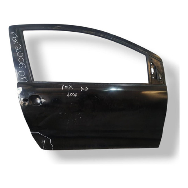 Porta Dianteira Direita Volkswagen Fox 2007 2008 09  Detalhe Dianteira Direita Preto