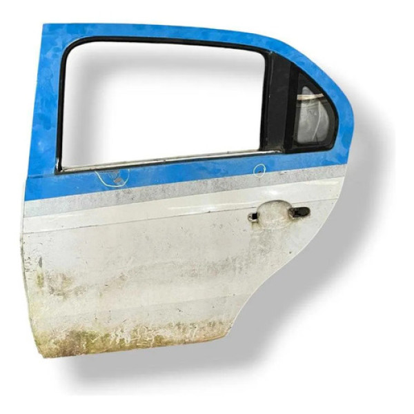 Porta Traseira Esquerda Vw Voyage G6 2014 2015 2016 Detalhe Traseira Esquerda Branco