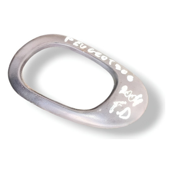 Moldura Maçaneta Traseira Direita Peugeot 206 04 9328404977 - Preto - Traseira