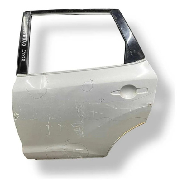 Porta Traseira Esquerda Nissan Murano 3.5 V6 2008 Detalhe Traseira Esquerda Prateado