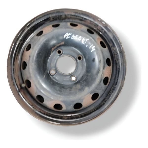 Roda Avulsa Aro 14  Peugeot Preto