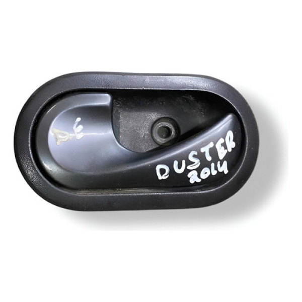 Maçaneta Interna Dianteira Esquerda Duster 2014 8200606889 Preto Dianteira