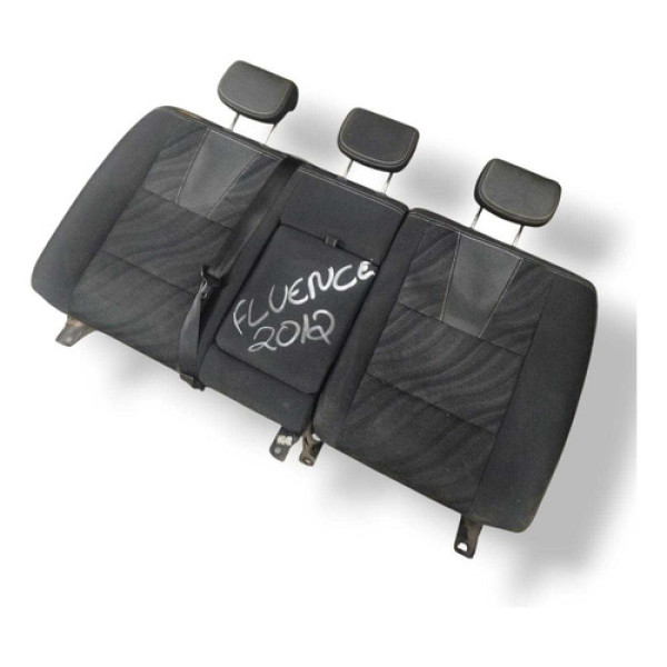 Encosto Banco Traseiro Renault Fluence 2013 2014 2015 2016 Branco