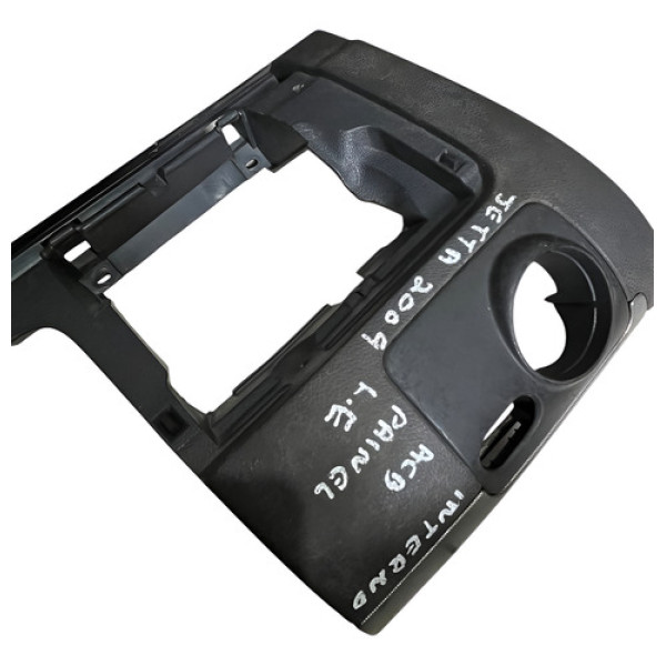 Acabamento Painel Lado Esquerdo Vw Jetta 2009 1k1858341 Preto Animal Print