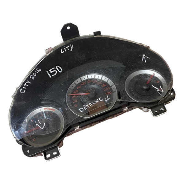 Painel De Instrumento C/avaria Honda City Fit 09/15 78100tm6 Preto