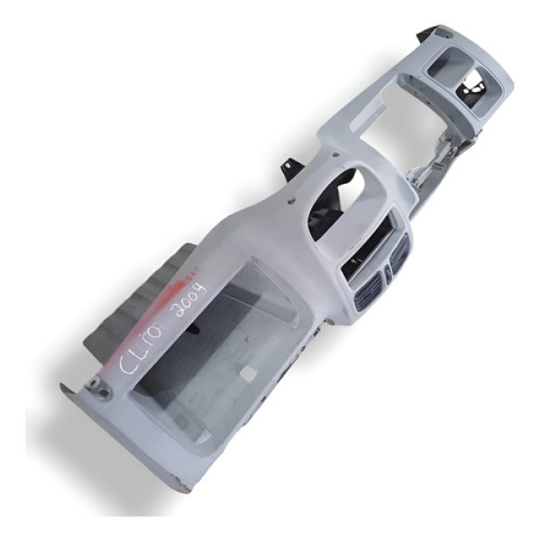 Painel Instrumentos Tabelier Inferior Renault  Clio 1.0 2004 Cinza