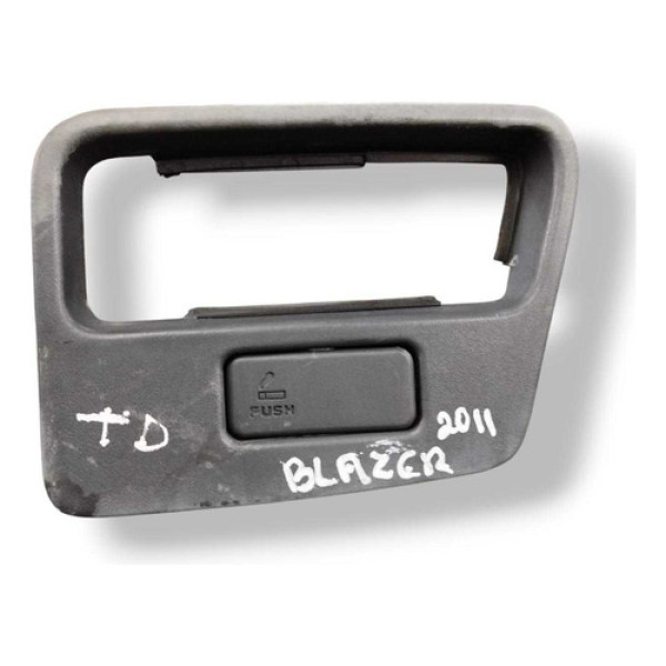 Moldura Maçaneta Interna Tras Direita Blazer 2010 93397726 Preto Traseira