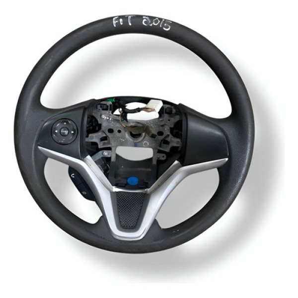 Volante Direção Honda Fit 2015 2016 2017 2018 2019 78500 Preto